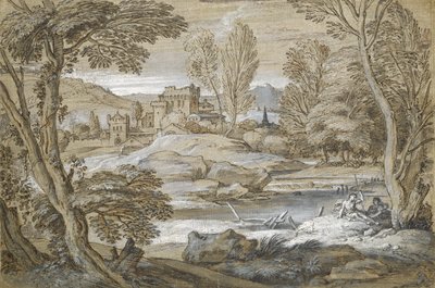 Classical Landscape by Adriaen van der Cabel